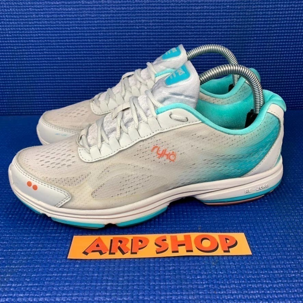 RYKA DEVOTION PLUS 2 Women`s Size 9M Grey Green Athletic Running Shoes